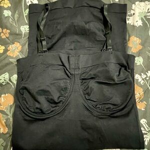 Black, One Piece Shapewear with underwire L/XL